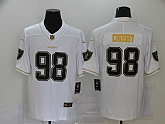 Nike Raiders 98 Maxx Crosby White Gold Vapor Untouchable Limited Jersey,baseball caps,new era cap wholesale,wholesale hats